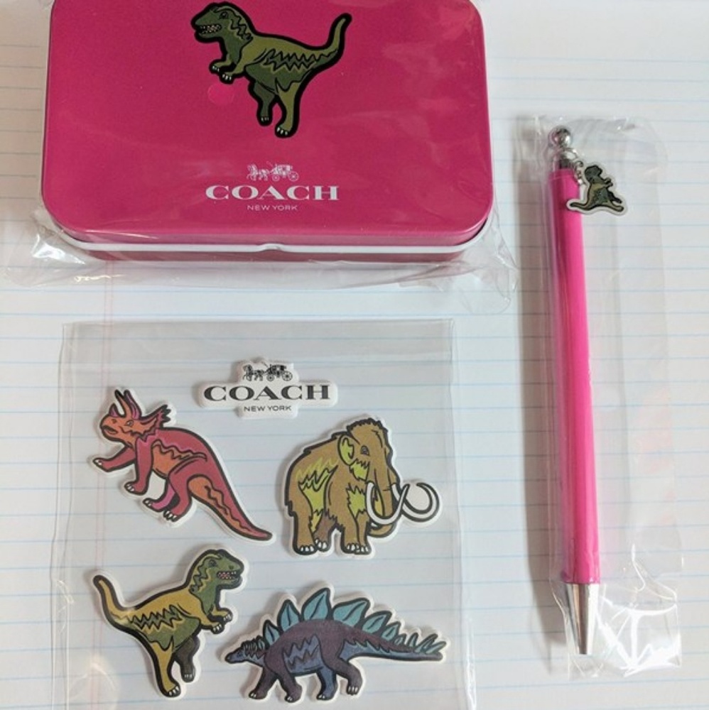 Coach Rexy Stationary Set